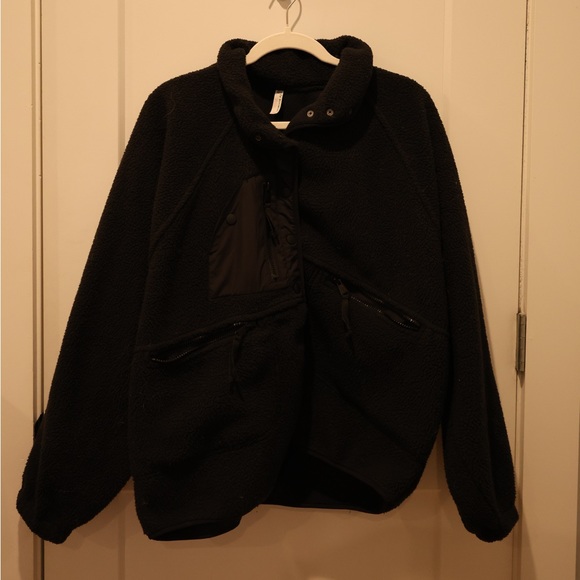 free people movement Jackets & Blazers - Black free people movement ( Hit the slopes jacket)